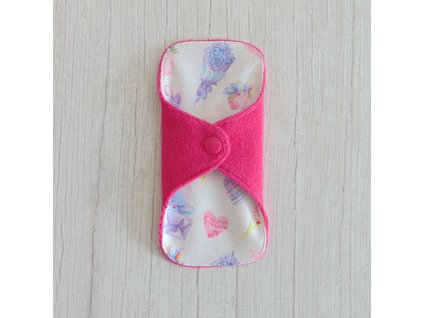 Dana mosható tisztasági betét 16 cm - frottír / levendulás