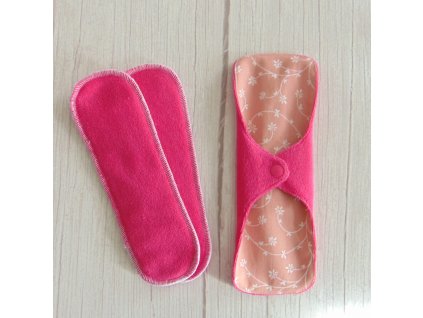 Dana Plus mosható betét 23,5 cm / barackos rózsaszín - fehér indák