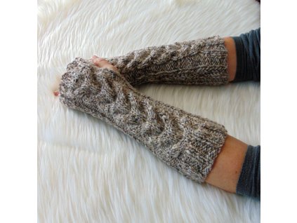 Bézs melír karmelegítő