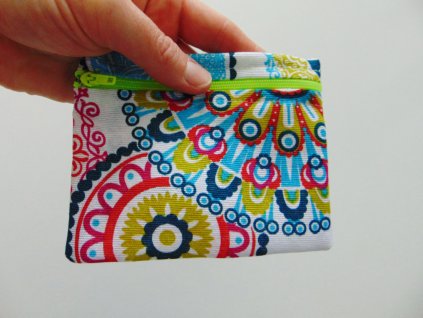 Pénztárca /  színes mandala 02