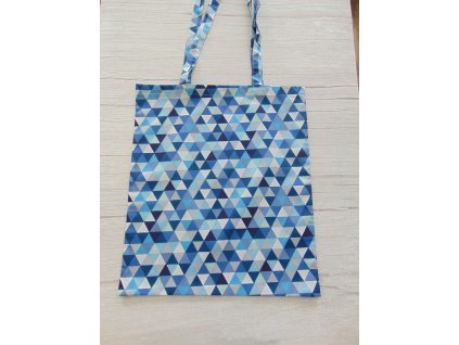 Bevásárló szatyor / kék háromszögek
