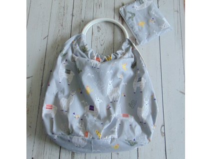 Kézi táska / láma mintás