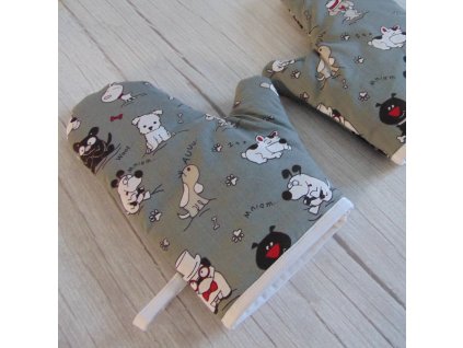 Edényfogó kesztyű - vidám kutyák