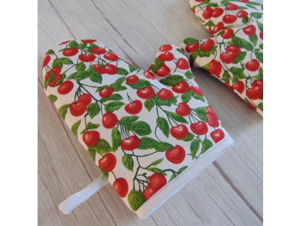 Edényfogó kesztyű - cseresznye mintás