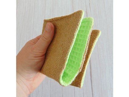 Mosogató kendő - zöld