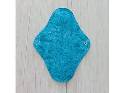 Lara mosható betét 23 cm - türkizkék indák