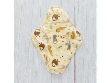 Lara mosható betét 23 cm - barna cicák