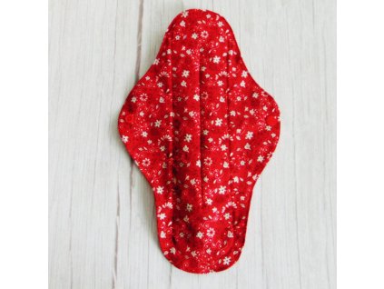 Mosható betét 31 cm -piros apró virágokkal