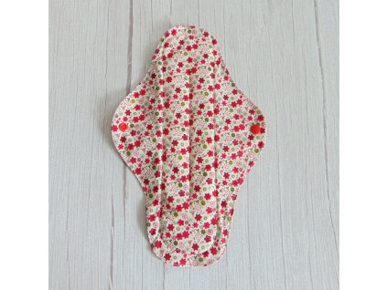 Lara mosható betét 31 cm -piros kisvirágok