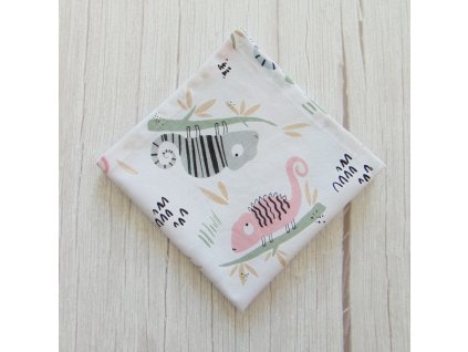 Textil szalvéta / kaméleon mintás - rózsaszín