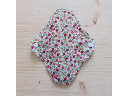LARA mosható betét 19,5 cm / piros-narancssárga kisvirágok