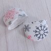 Edényfogó fül - fehér hópehely mintás