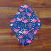 Mosható betét vékony 24 cm - Flamingó mintás