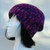 Lila színátmenetes slouchy fazonú sapka