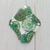 LARA mosható betét 19,5 cm / zöld mandala