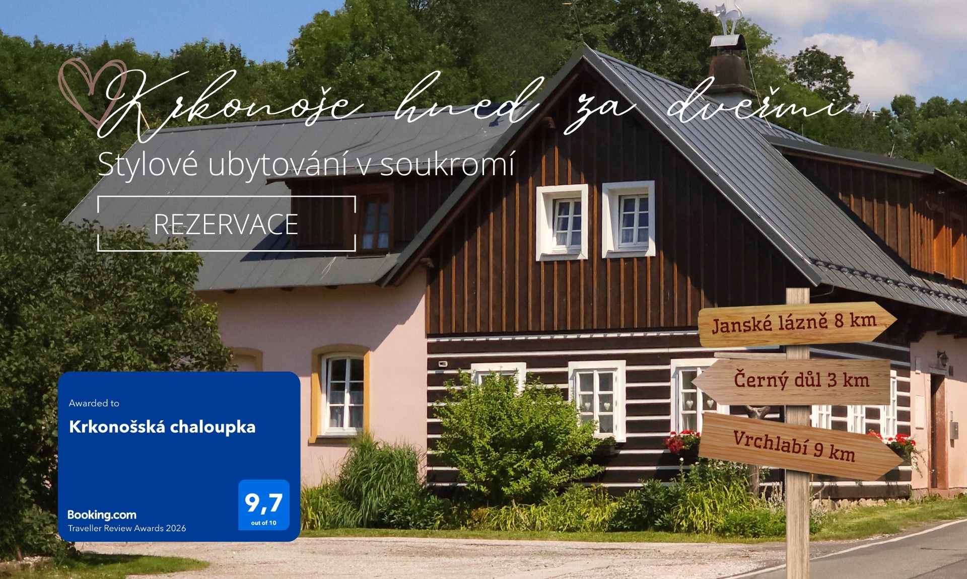 Krkonošská chaloupka - ubytování v Krkonoších