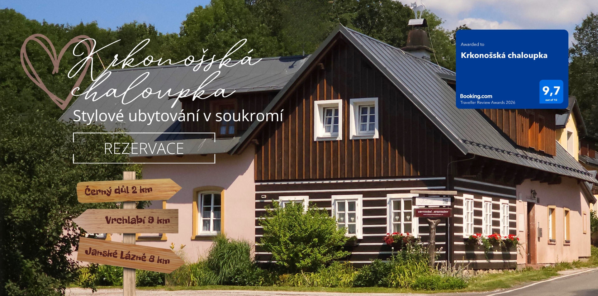 Krkonošská chaloupka - ubytování v Krkonoších