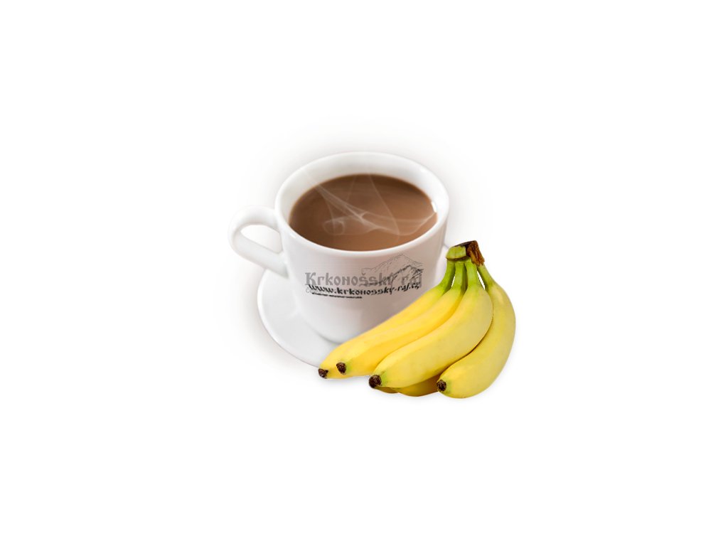 Horká čokoláda - banán