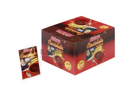 ristora horka cokolada mlecna 50 ks