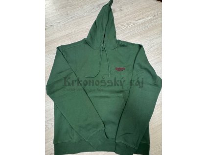 Mikina Krakonoš s kapucí - zelená