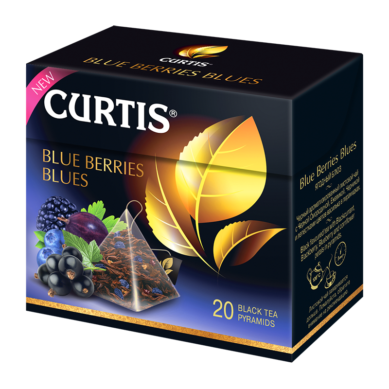 Curtis černý čaj - BLUE BERRIES BLUES - Krkonošský ráj