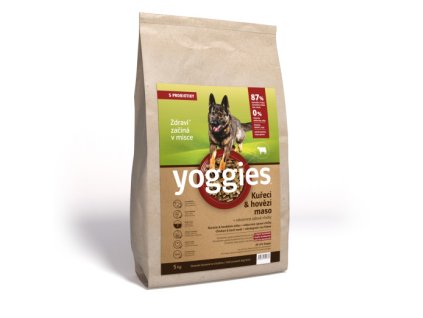5kg yoggies kurecihovezi maso granule lisovane za studena s probiotiky
