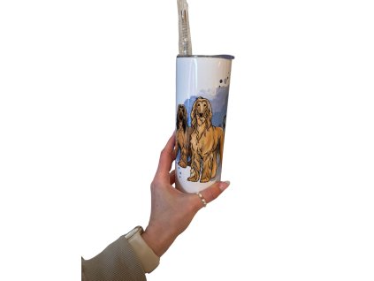 TeryArt termokelímek Afghánský chrt ve stoje