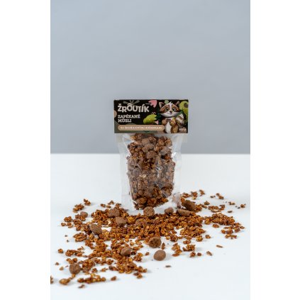 Zapékané müsli se skořicovými sušenkami