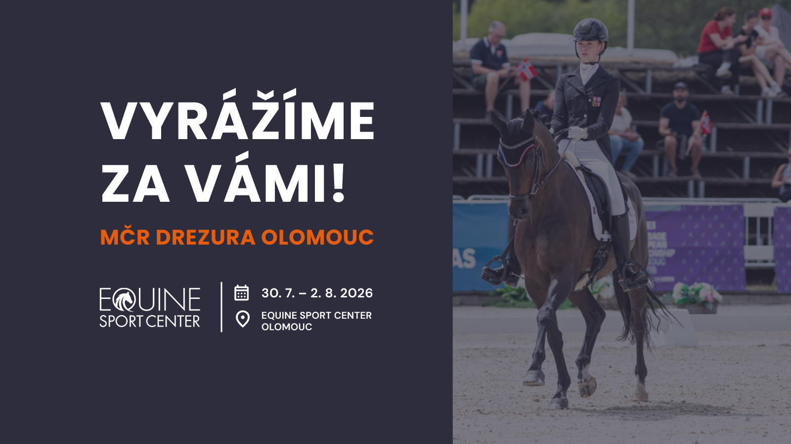 Mistrovství České republiky v drezuře a paradrezuře v Olomouci 2026
