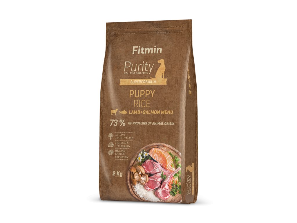 Fitmin dog Purity Rice Puppy Lamb&Salmon