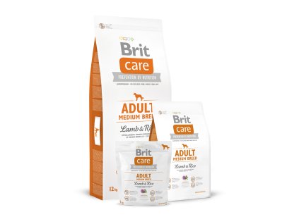 Brit Care Adult Medium Breed Lamb & Rice 3kg