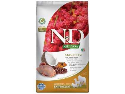 N&D Quinoa DOG GF Skin & Coat Quail & Coconut 2,5kg