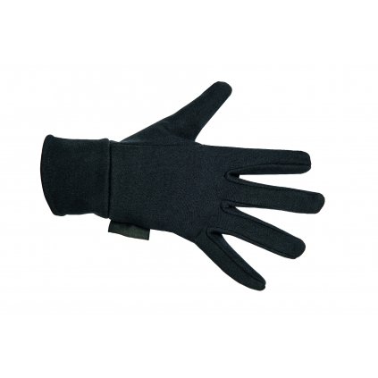 Jezdecké rukavice fleece HKM černé