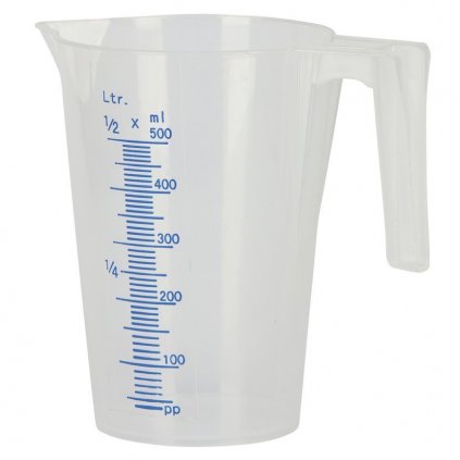 Odměrka s rukojetí 0,5 l
