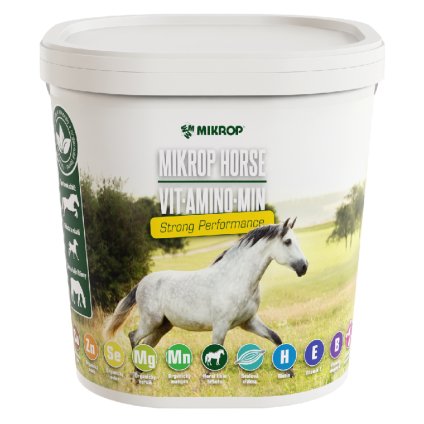 Mikrop Horse VIT.AMINO.MIN Strong Performance – granulovaný vitamino-minerální doplněk pro sportovní a chovné koně