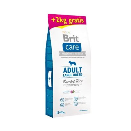 brit care dog adult large breed lamb rice 12 2kg