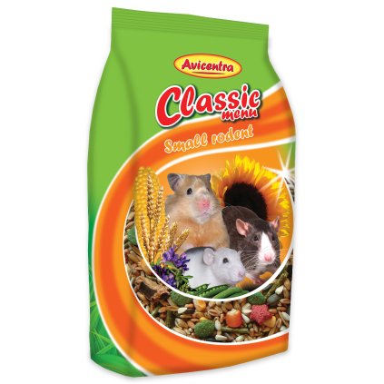Avicentra Classic Menu malý hlodavec 1 kg – základní kompletní směs pro malé hlodavce