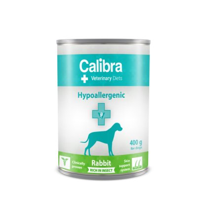 calibra vd dog konz hypoallergen rabbit insect 400g