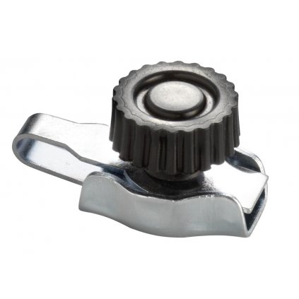 Spojka pro lanka 6-8 mm s háčkem a plastovou matkou nerez. 4ks/bal