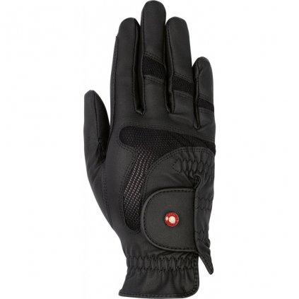 Jezdecké rukavice Professional Air Mesh ČERNÁ