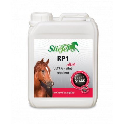 Repelent RP1 Ultra ekonomické balení - Ultrasilný sprej pro koně a jezdce 2,5 l