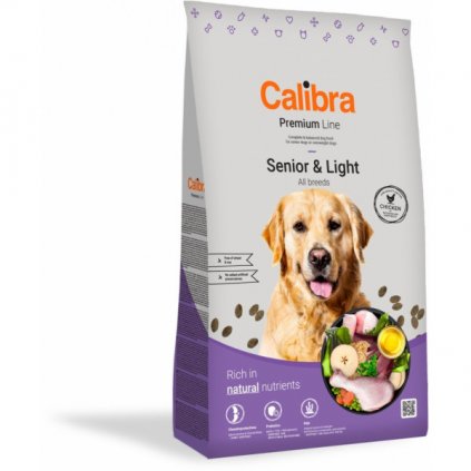 calibra dog premium line seniorlight 12 kg new