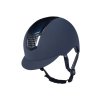 Jezdecká helma Carbon Professional tm. modrá