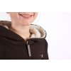 sweatjacke mia detska mikina s kapuci a konskym motivem hneda9