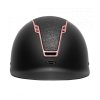 Jezdecká přilba Swing H22 ČERNÁ s rosegold prvky
