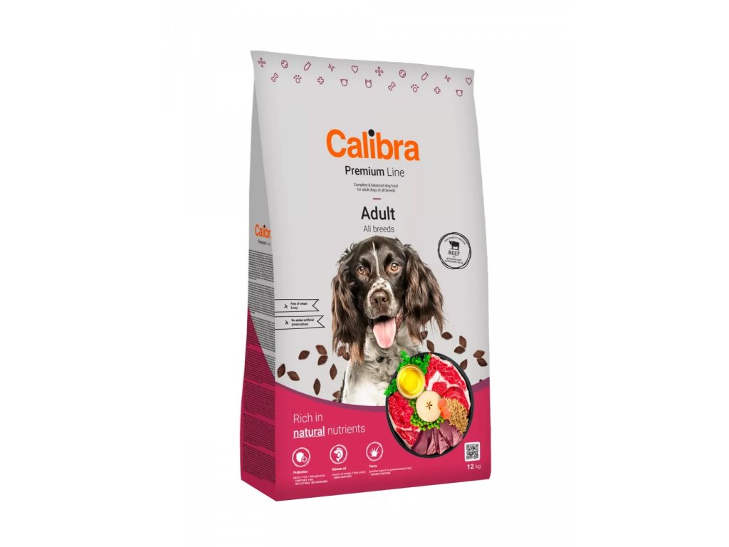 calibra dog premium line adult beef r