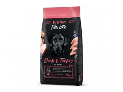 fitmin dog for life duck rice 14 kg h L