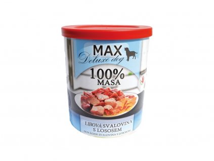 Sokol Max Hovězí svalovina s lososem 800g