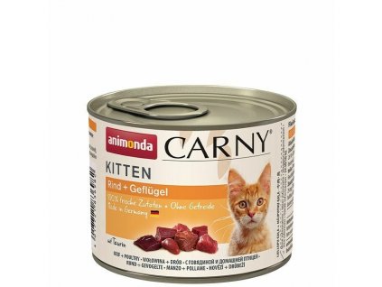 Animonda Carny Kitten - hovězí, telecí+ kuřecí 200g