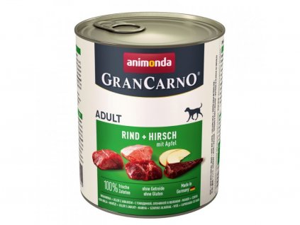 22809 1 grancarno adult jeleni maso jablka 800g vyhodne baleni